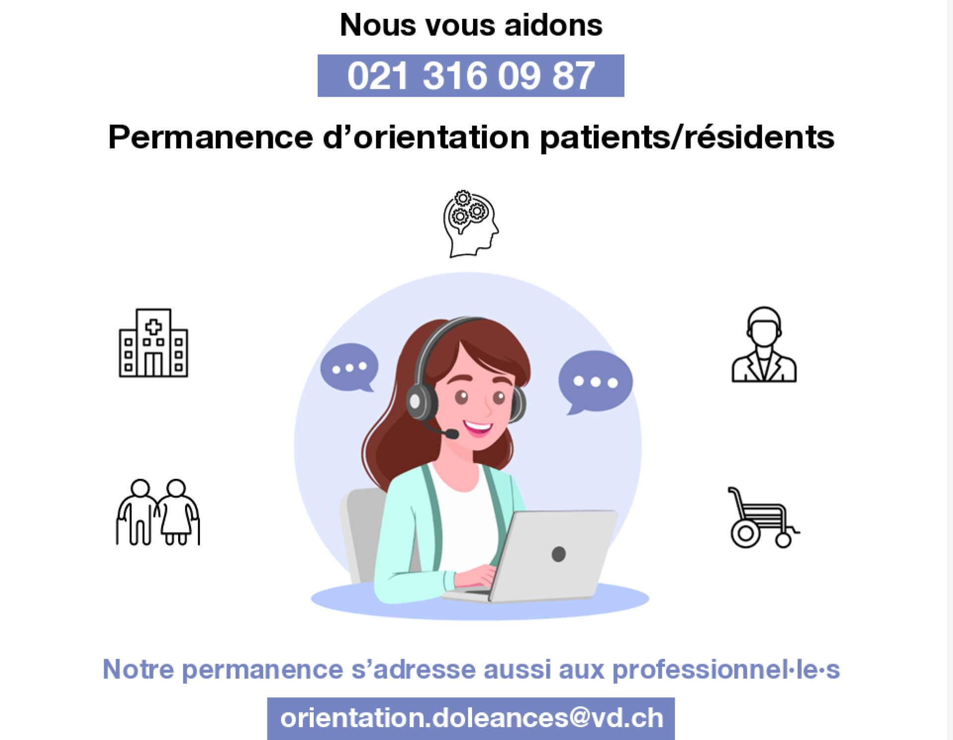 Hotline doléances Canton de Vaud